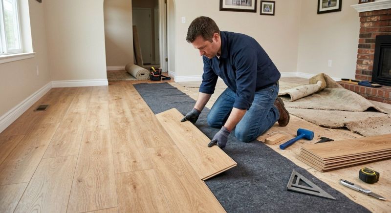 Laminate Floor Remodeling in Palm Beach County, FL