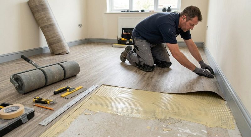 Sheet Flooring Installation in Palm Beach County, FL