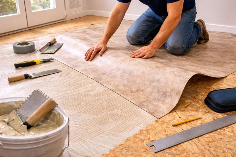 Sheet Vinyl Installation in Delray Beach, FL