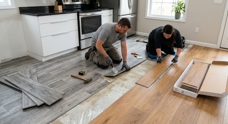 Vinyl Floor Replacement in Palm Beach County, FL
