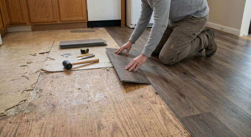 Vinyl Floor Replacement in Palm Beach County, FL