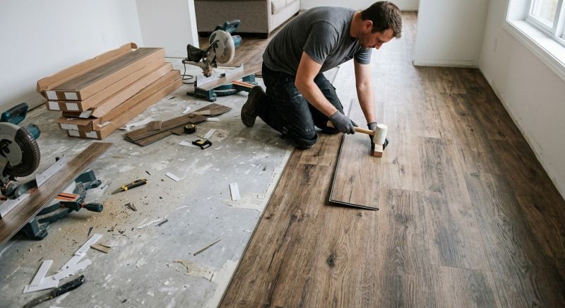 Vinyl Plank Floor Installation in Palm Beach County, FL